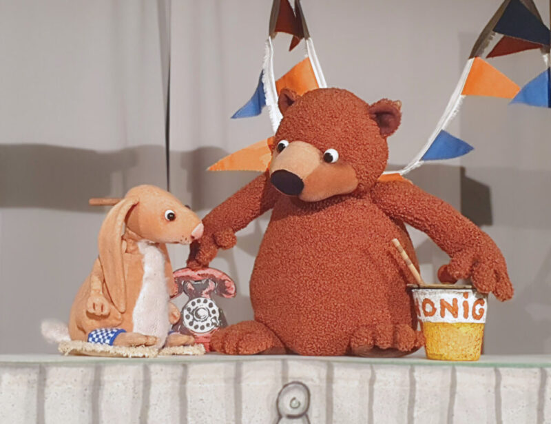 Hase und Bär Telefon